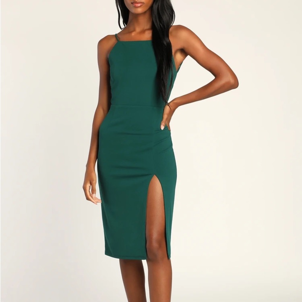 Lulus Backless Midi Dress